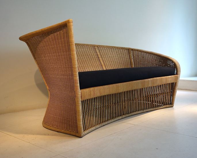 Louis Sognot - Wicker sofa | MasterArt